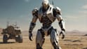 make it a sci fi robot concept art for you