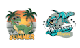 make amazing mascot t shirt summer dinosaur logo
