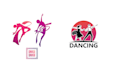 create modern cheerleading dance logo