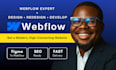 design redesign develop duplicate clone webflow website design, webflow expert