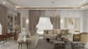 do livingroom, bedroom, kitchen interior design and 3d rendering
