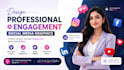 create eye catching social media posts and graphics