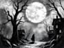 draw black and white illustrations