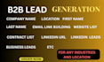 b2b valid lead generation and roofing lead from linkedin