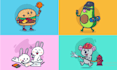 character, mascot, animal cartoon