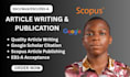 increase google scholar citation, scopus writing and publishing, eb1a