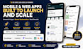 develop adalo mobile app, bubble native app, ai mobile app, glide, softr app,