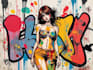 do illustration street art graffiti, abstract with my style