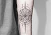 design a simple line art tattoo from your idea