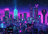 design a unique futuristic cyberpunk city