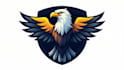 make awesome gradient eagle logo with a free vector file