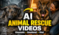 create viral ai animal rescue videos and emotional animal stories