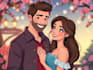 draw cartoon disney couple portrait