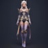 do game character art in unique style