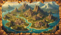 draw fantasy map illustration