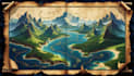 draw fantasy map illustration