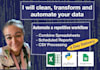 clean, transform, and automate your data with python