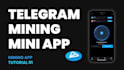 develop crypto telegram mini app, mini app, telegram mini game, tap mini game