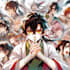 create manga, comic and anime artwork