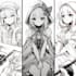do sketch, lineart, and manga comic with anime style