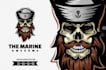 create vintage boat marine logo