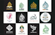 a arabic calligraphy logo  design