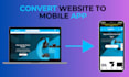 convert your website to android and ios mobile apps with free splash screen