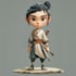 design 2d game character, sprite sheet