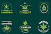 design cannabis weed marijuana logo