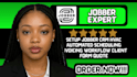 setup jobber CRM hvac automated scheduling invoicing workflow client form quote