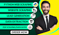 be your python web scraping, data mining, and automation expert