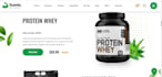 build shopify website for dietary supplement, protein powder, peptide store