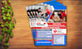 design assisted living, home care, nemt, cpr, group home and healthcare flyer