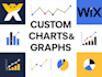 custom wix charts and graphs using chartjs and wix databases