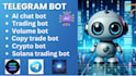 build telegram bot, solana trading bot, chatbot, telegram trading bot