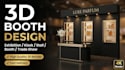 design 3d exhibition booth, trade show stand, kiosk, stall and display