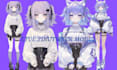 draw and rig live 2d vtuber model 3d vtuber commission