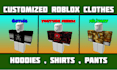 design you custom roblox 2d clothes and shirts