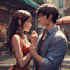 make a anime couple character art anime style