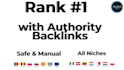build 900 high quality contextual backlinks for global SEO ranking with guarante
