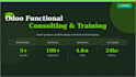 be your odoo functional consultant and train your team professionally