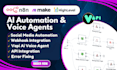 gohighlevel vapi ai retell synthflow ghl ai voice agent, n8n automation ai agent