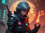 design fantasy and cyberpunk character