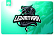 create esport mascot powerful leviathan logo