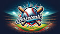 do awesome base ball logo design with new concept