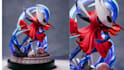 sculpt 3d anime character cute figurine demon slayer monster high ribbon vase