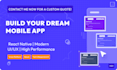 develop cross platform mobile apps using react native