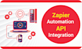 do rest, json, XML API integration, zapier automation, and backend development