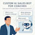 create ai bots to simulate real client sales sessions