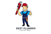 create professional plumbing and cleaning logo